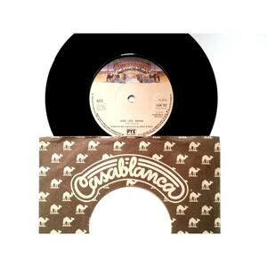 Kiss – Hard Luck Woman / Calling Dr. Love 7" Record 1977 Casablanca Rock 45 RPM
